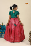 Pink Traditional Antique String Long Gown For Girls !!!
