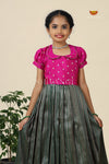 Traditional Antique String Long Gown For Girls !!!