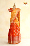 Red Golden Drops Half Saree | Langa Lavani For Girls!!!