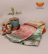 Pure Chanderi Saree For Women's Pink!!!