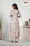 White Mul Cotton Salwar Suit For Women - BA1907
