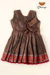 Green Bali Silk Baby Frock For Girls !!!