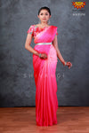 Pink Women's Trendy Georgette Multi Color Saree with Blouse !!!