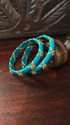 Ramer Green Silk Thread Bangles For Girls Special Occasion !!!