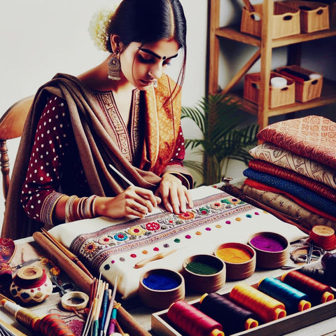 Shivangi aari work blouse designs