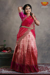 GirlsSummer Mango Half saree | Langa Davani - Pink 