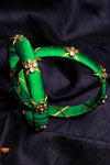 Green Silk Thread Bangles 