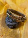 Brown Silk Thread Bangles 