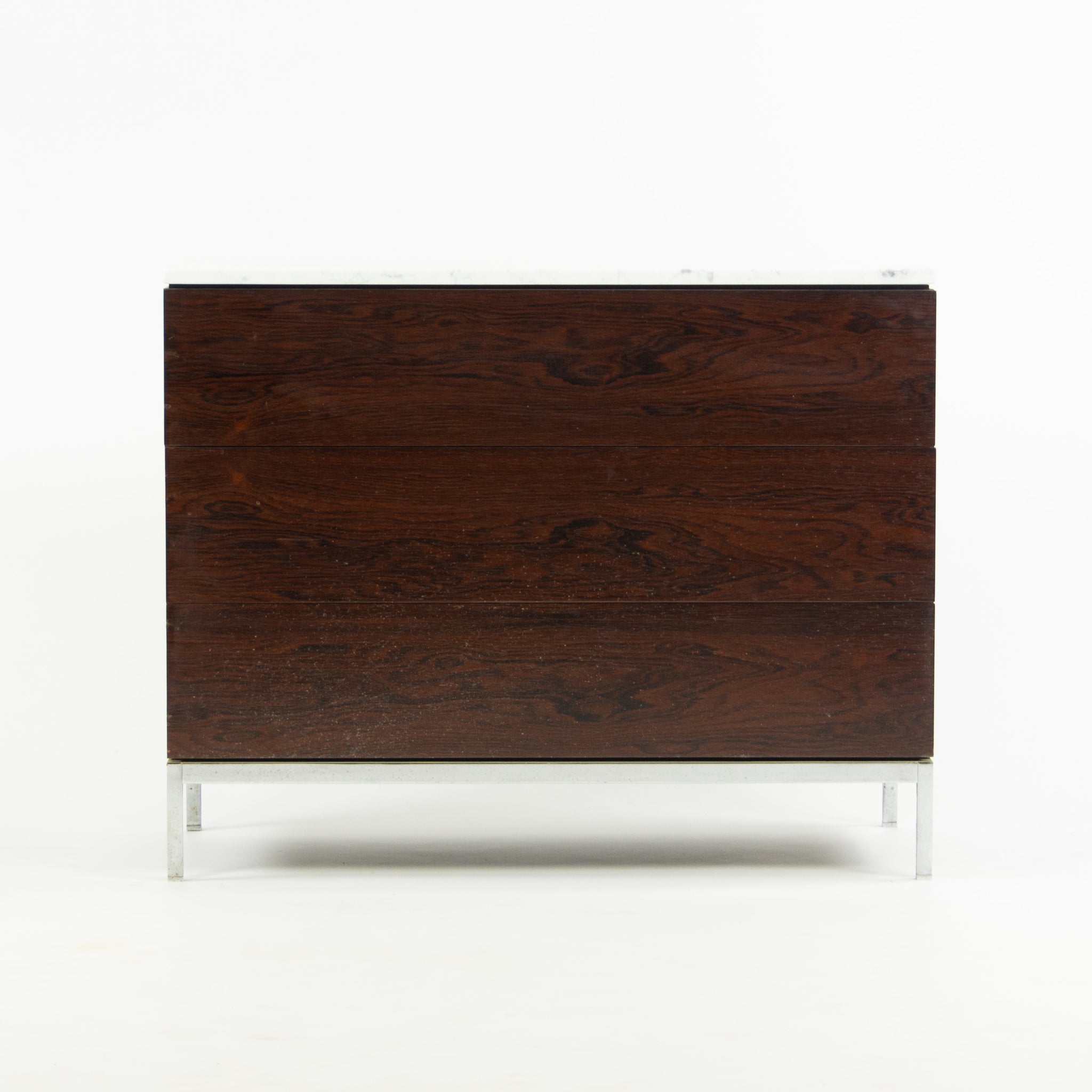 1950 S Rare Florence Knoll Vintage Rosewood And Marble Credenza
