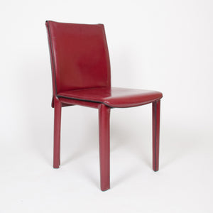 Sold Italian Leather Dining Chairs Atelier International Cassina