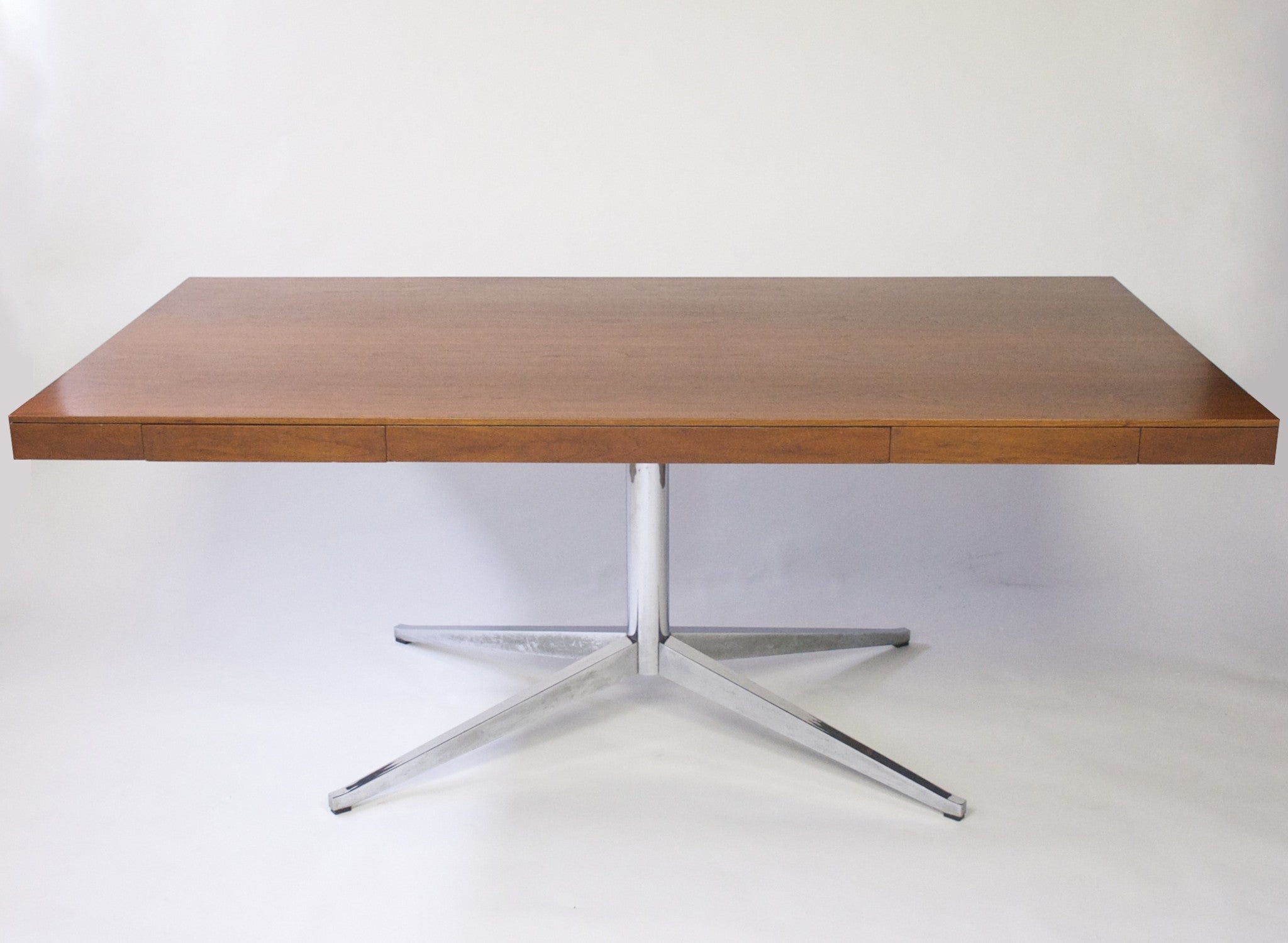 Sold Knoll International Florence Knoll Executive Desk Teak D