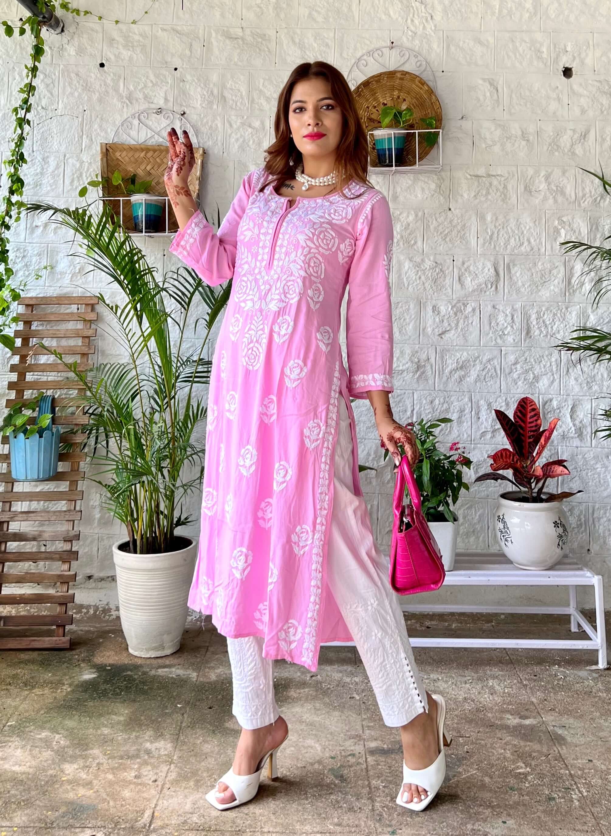 lakhnavi kurta for women