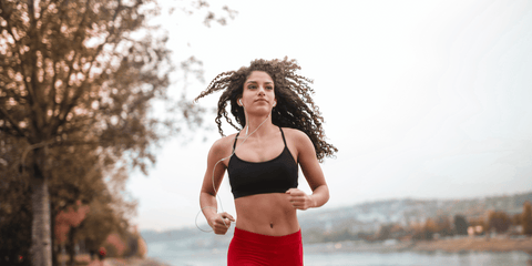 picture of woman running endurance exercise