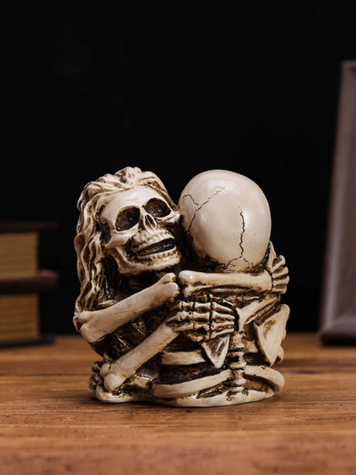 Skeleton Embrace Shelf / Garden Figure