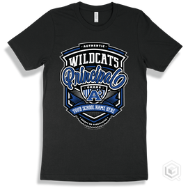 Wildcat Black T-Shirt - Authentic Grade A Plus Your School Name Here Wildcats Principal Design