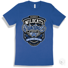 Wildcat True Royal T-Shirt - Authentic Grade A Plus Your School Name Here Wildcats Principal Design