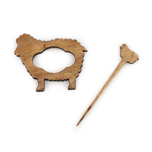 Lykke Lykke Wooden Shawl Pin