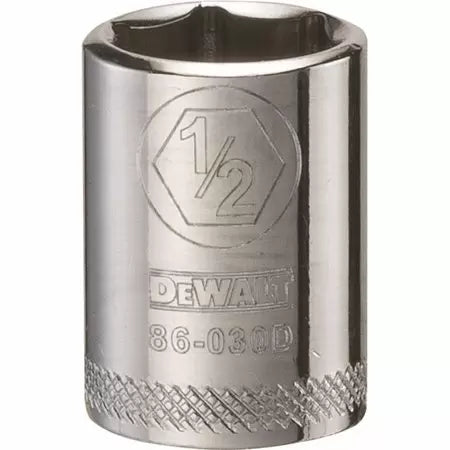 Dewalt 1/4" Drive Standard Length Sockets (6 Point) 1/2-In.
