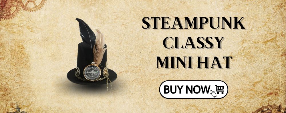 classy steampunk mini hat
