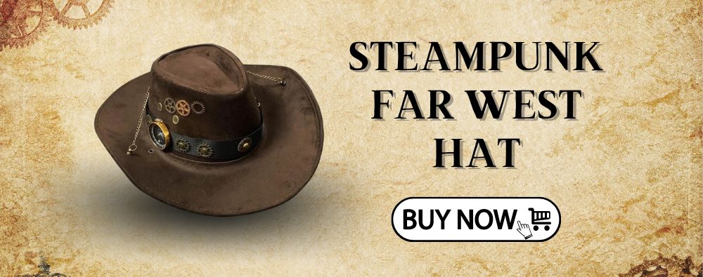 steampunk far west hat