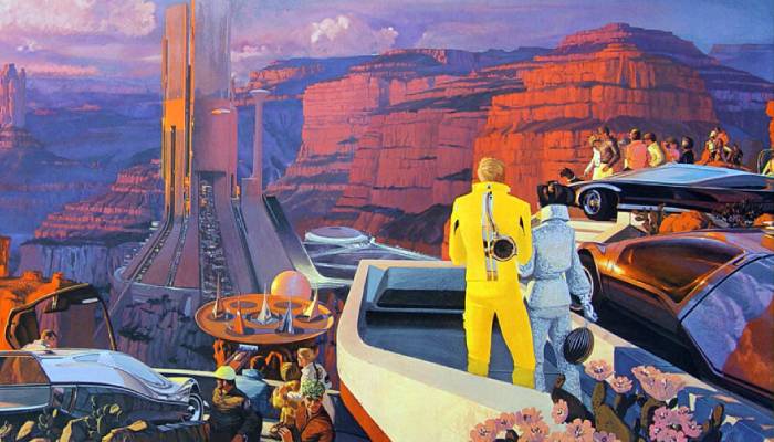 retro-futurist canyon