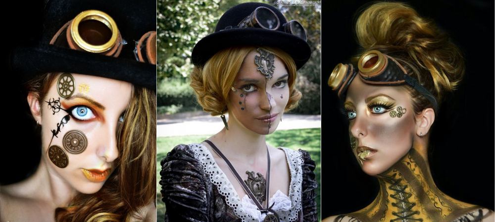 victorian steampunk makeup