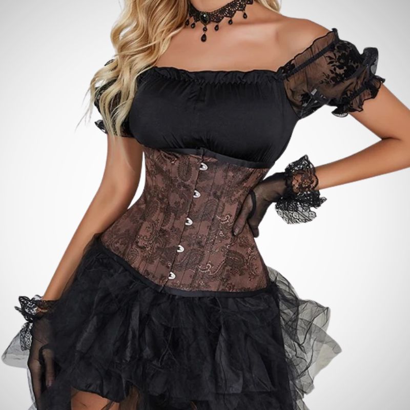 Couture Steampunk underbust corset