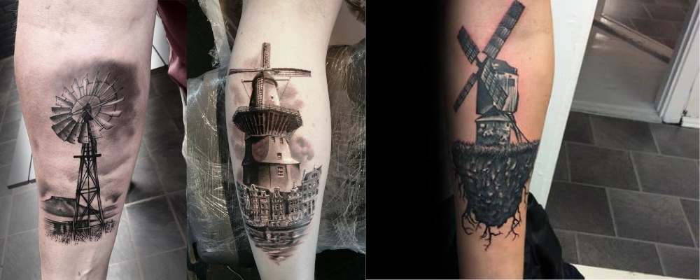 windmill tattoos