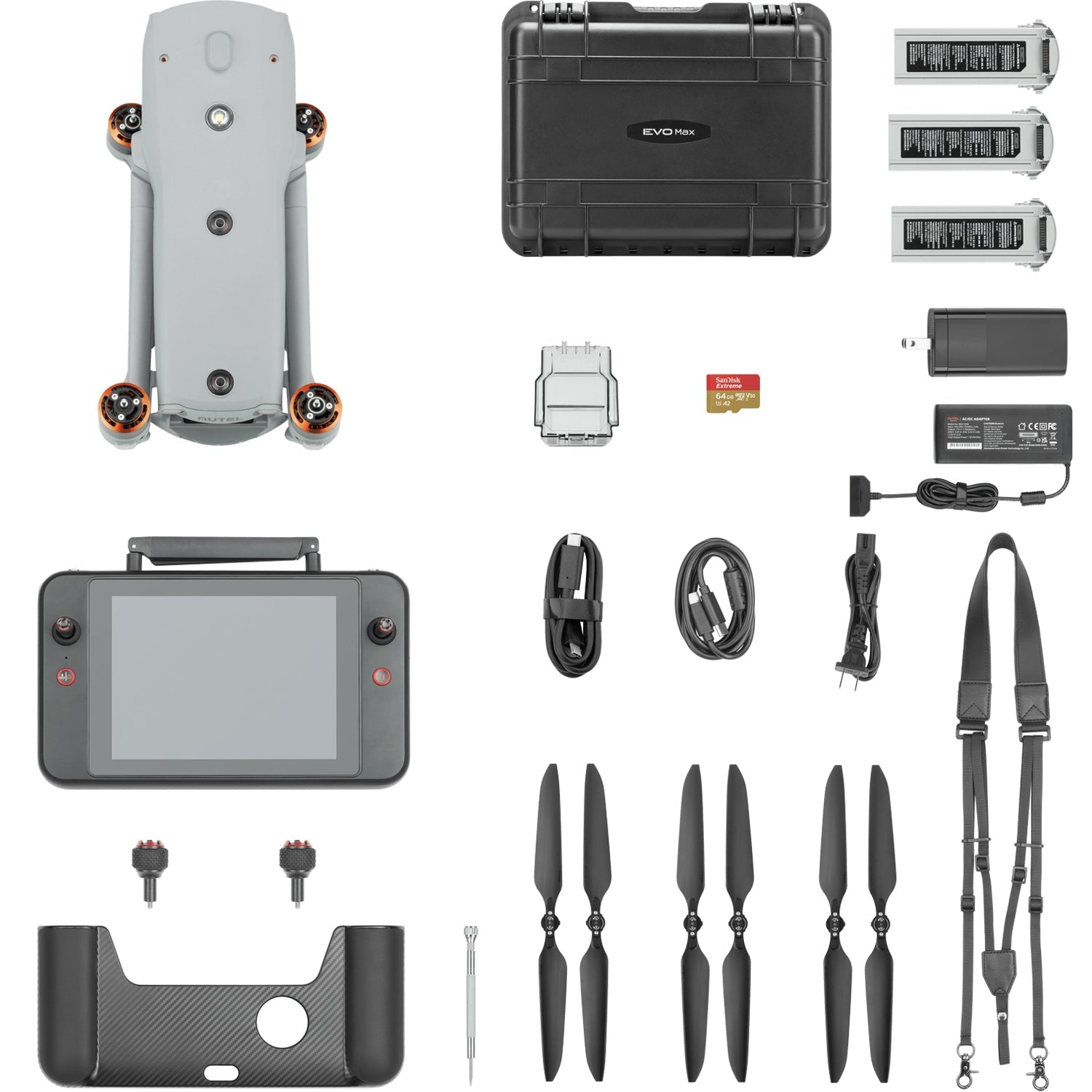 Autel EVO Max 4N Fly More Combo Package List