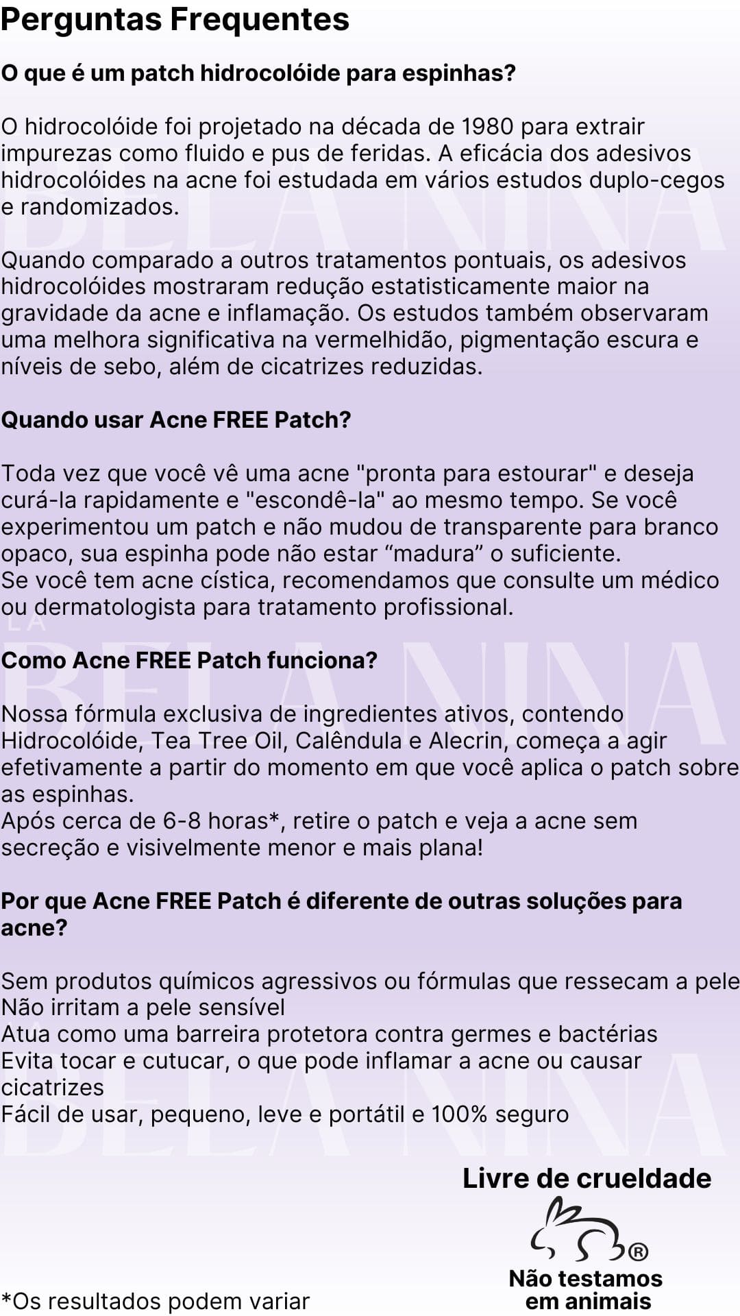 acne free patch
