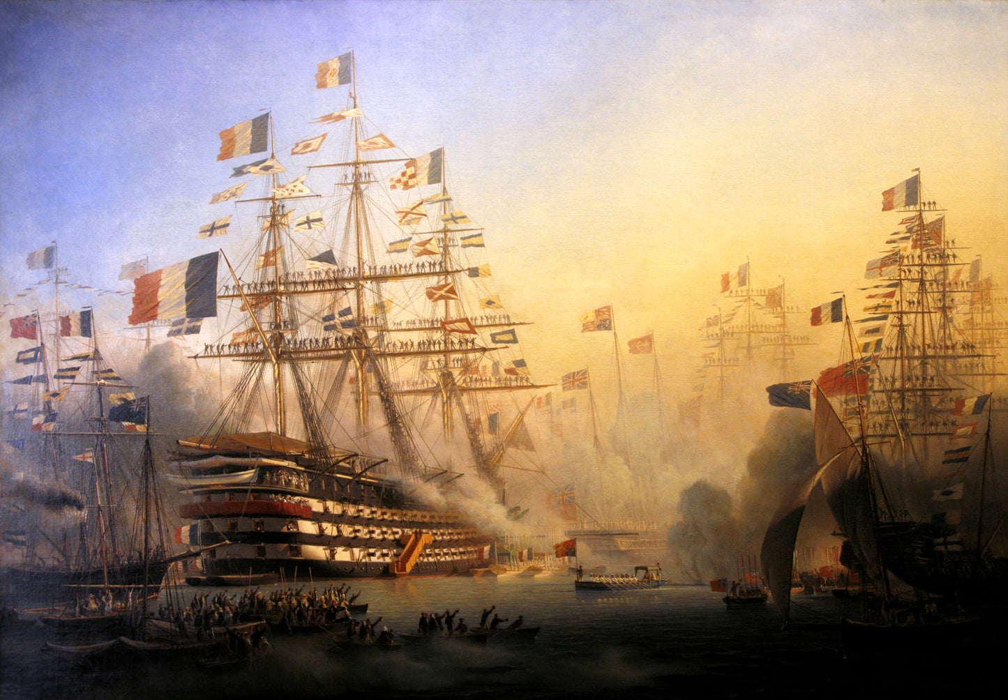 Queen Victoria in Cherbourg | Antoine Léon Morel-Fatio | 1859