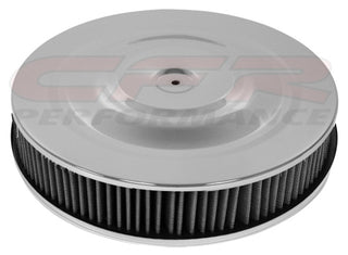 CHEVY FORD MOPAR 14 CHROME STEEL AIR CLEANER SET