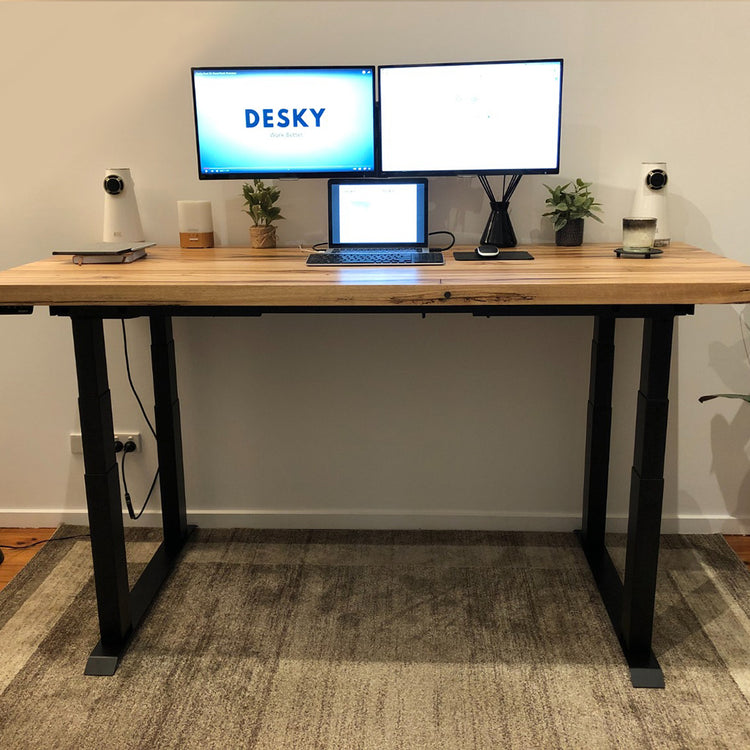 4 leg sit stand desk