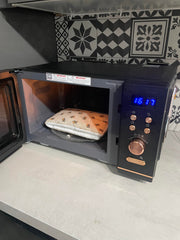 Wheat bag in a microwave