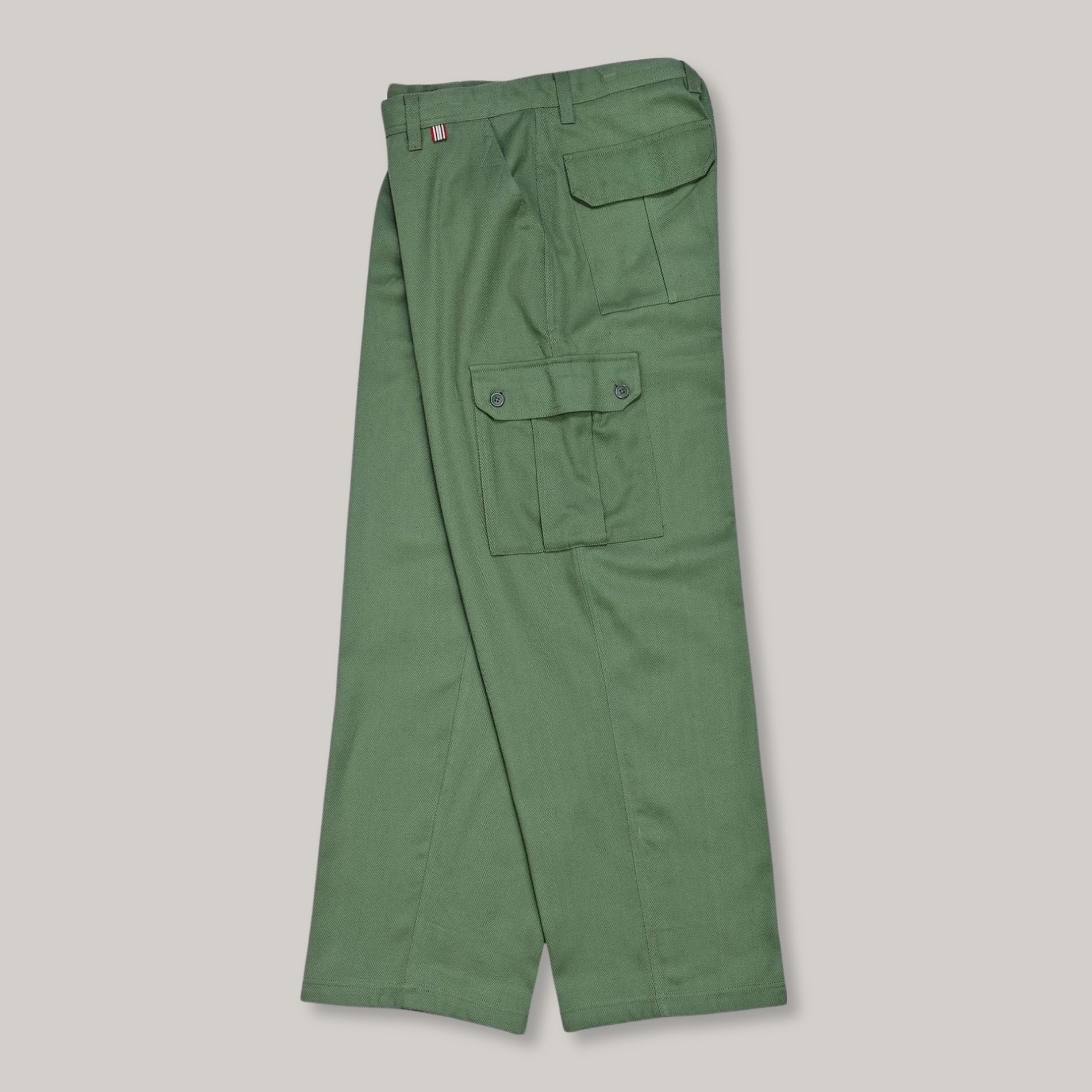 KARDO ALLY TROUSER - GREEN DENIM