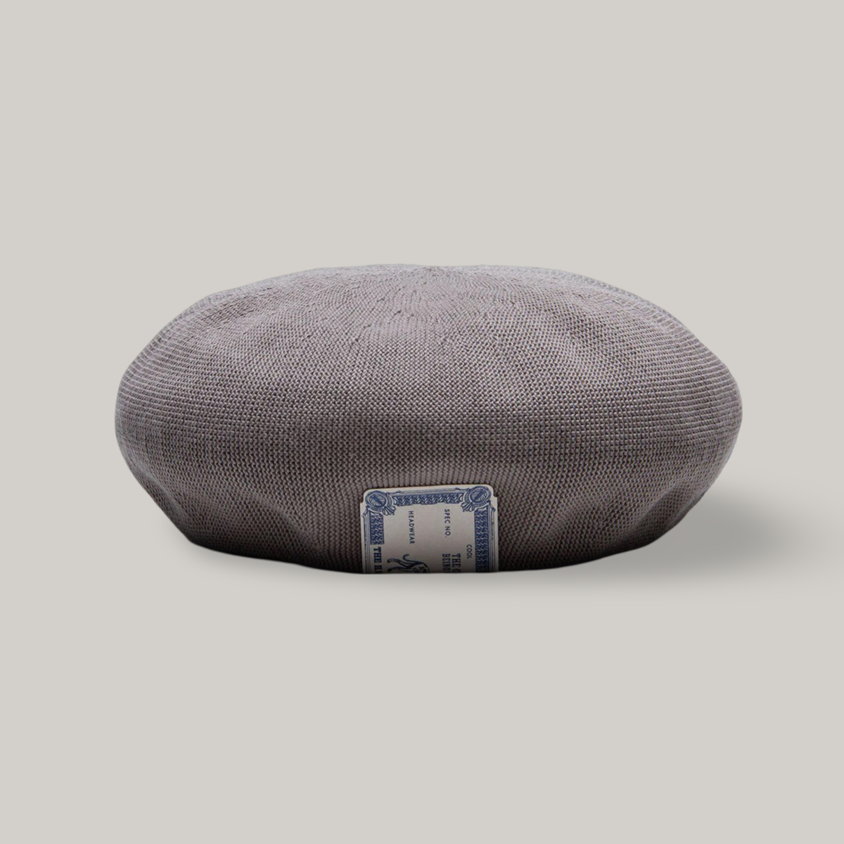 H.W. DOG & CO. COTTON CLUB BASIC BERET - L. GRAY