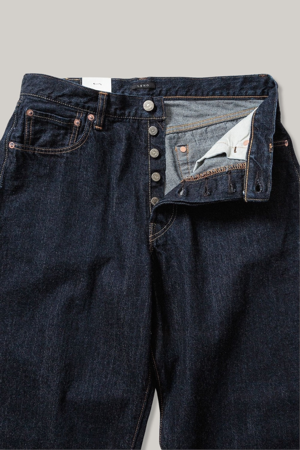 LENO LOOSE TAPERED JEAN - INDIGO