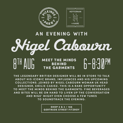 Nigel Cabourn at Pickings and Parry