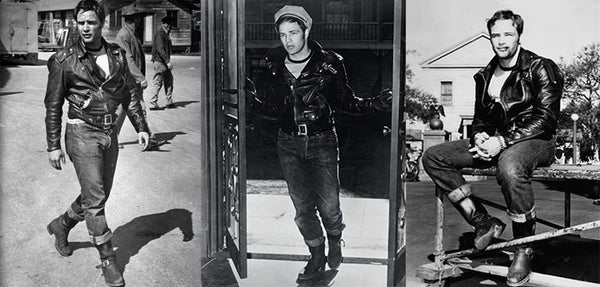 Marlon Brando - Engineer Boots - the Wild One 1953