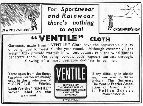 Ventile Advertising in Country Life Magazine