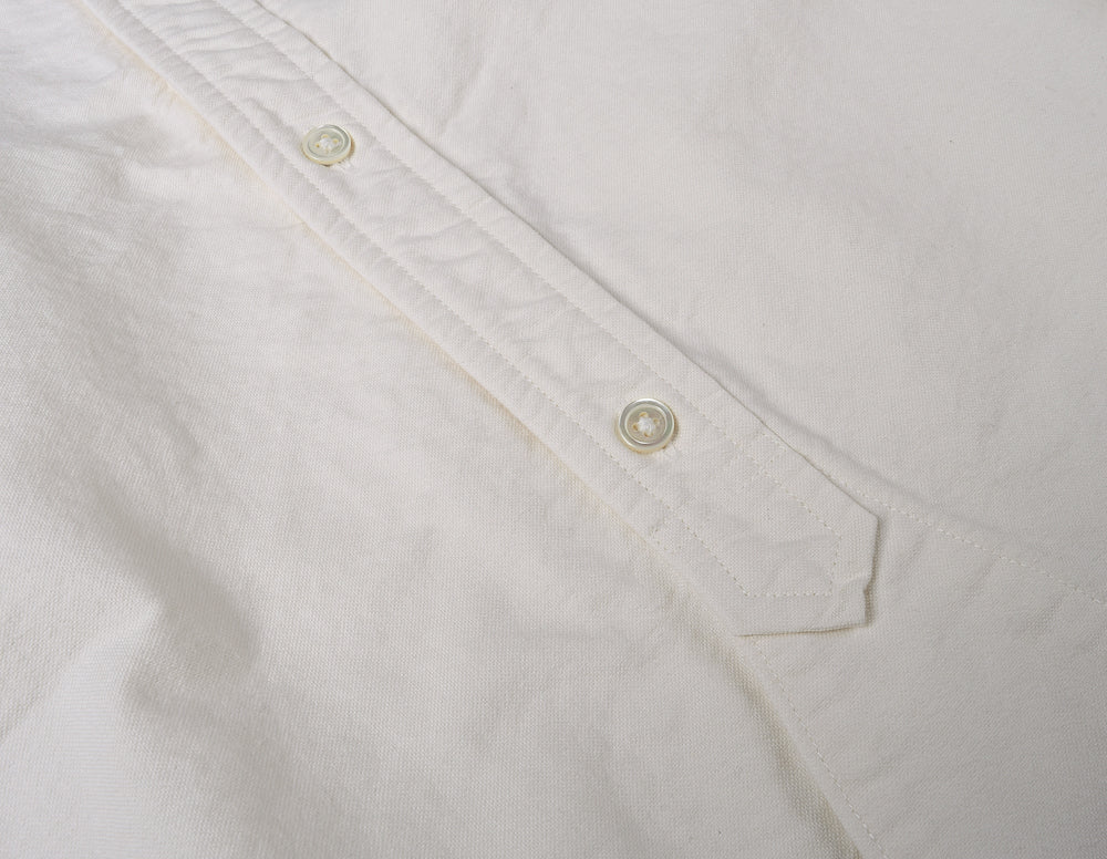 NIGEL CABOURN MAINLINE BRITISH OFFICERS SHIRT - WHITE