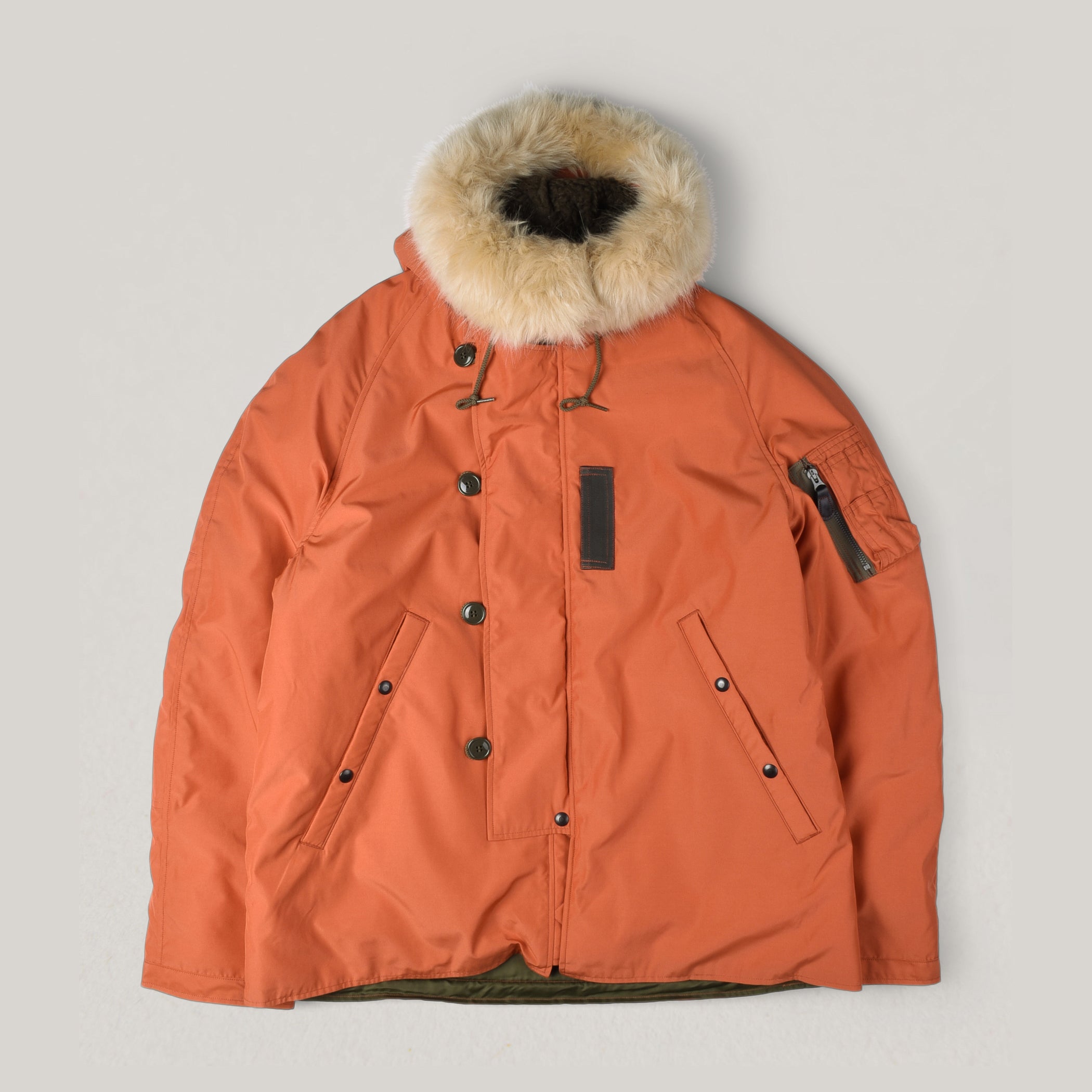 BUZZ RICKSON TYPE N-3B FLIGHT JACKET - ORANGE