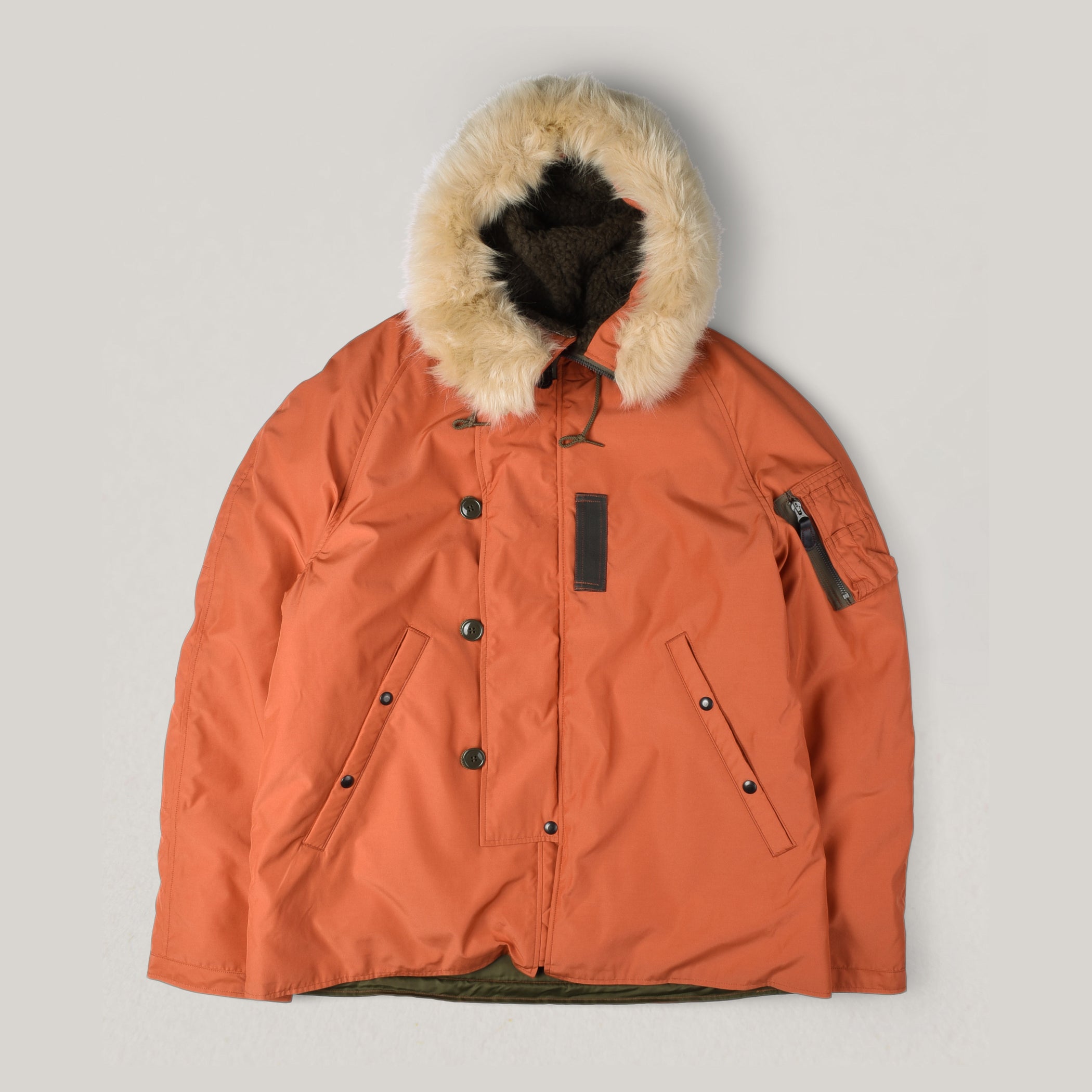 BUZZ RICKSON TYPE N-3B FLIGHT JACKET - ORANGE