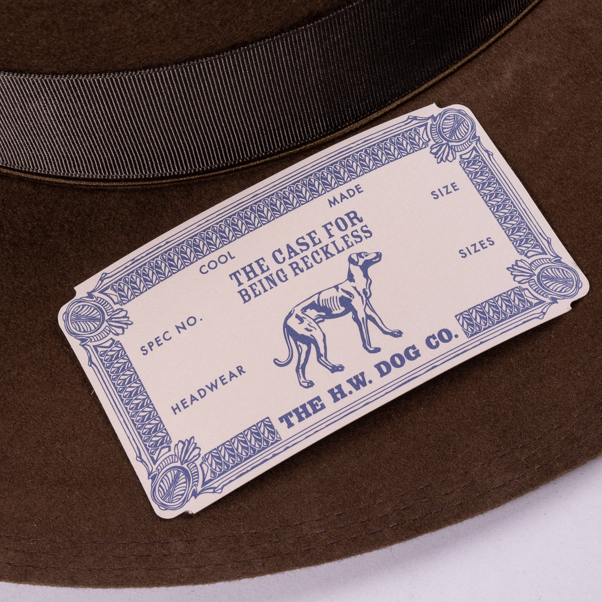 H.W. DOG & CO. FRONT-H HAT - OLIVE