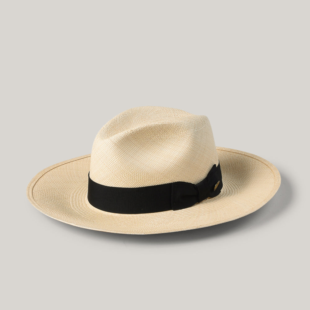 STETSON DESTINY STRAW FEDORA - NATURAL