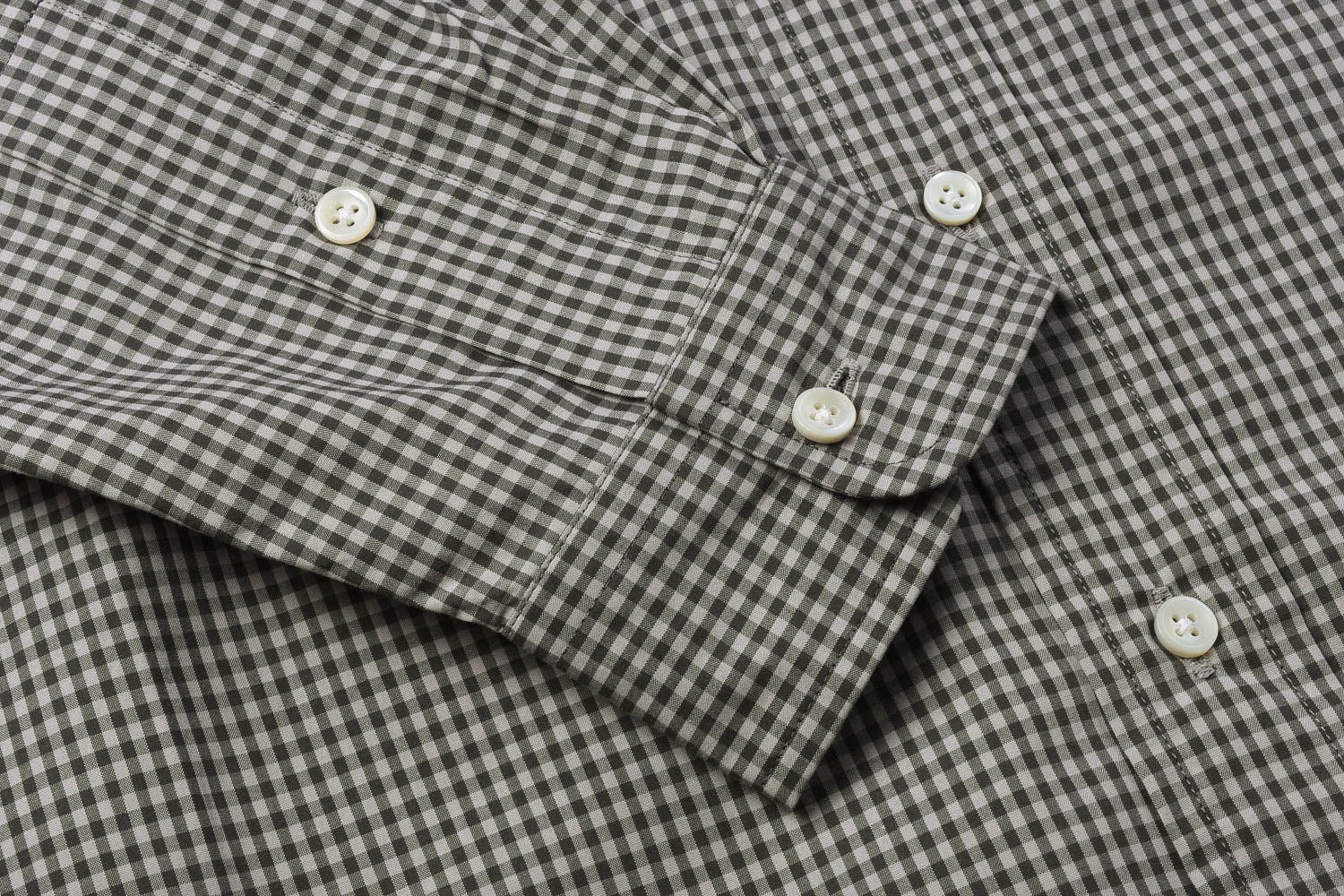 LENO BUTTON DOWN SHIRT - BLACK