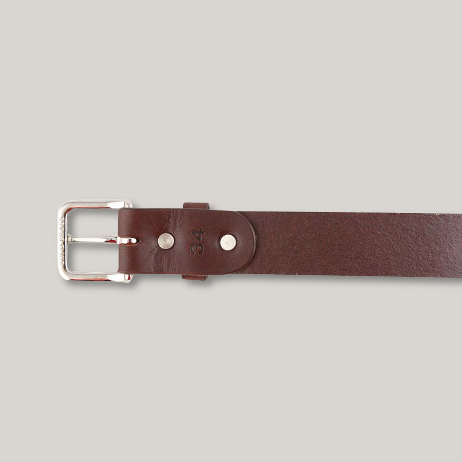 TANNER GOODS DAILY BELT - COGNAC/STAINLESS