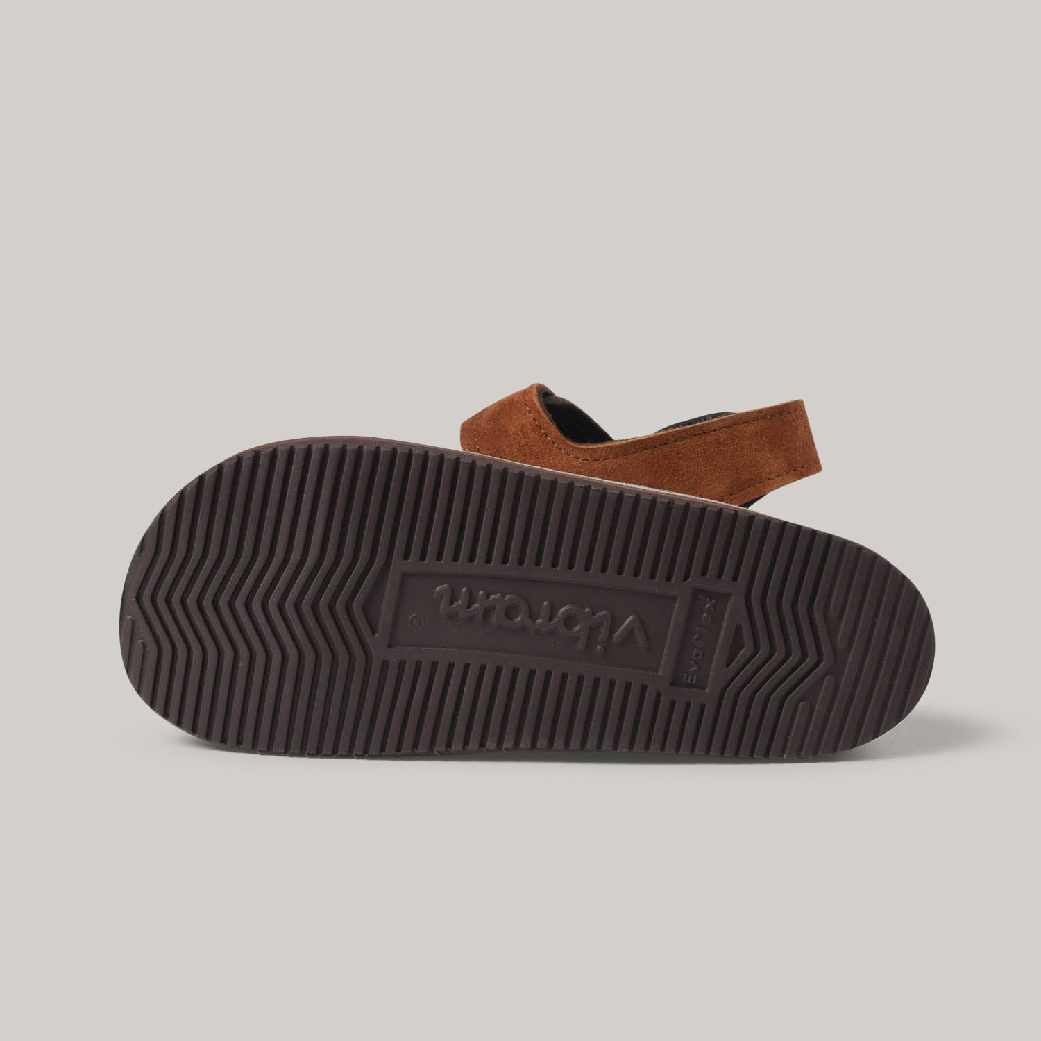 MONITALY LEATHER 3 STRAP SANDAL - TOBACCO X CHOCOLATE