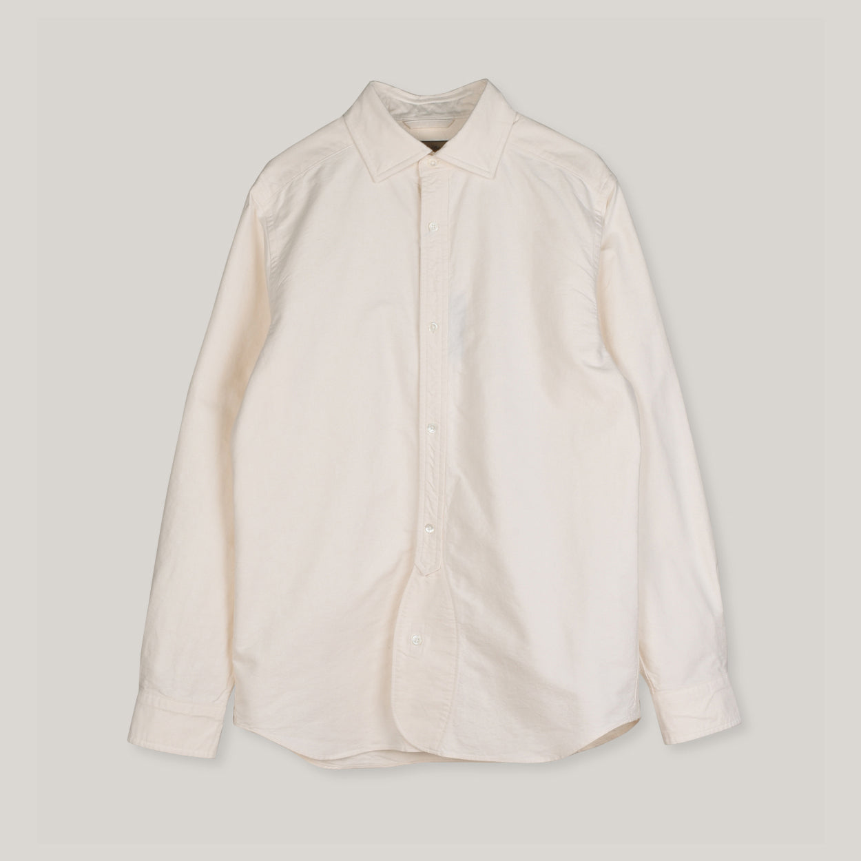 NIGEL CABOURN MAINLINE BRITISH OFFICERS SHIRT - WHITE