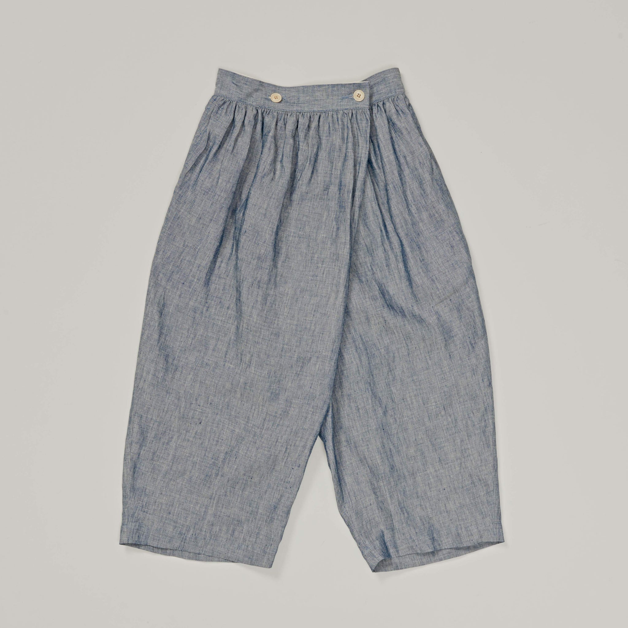 NIGEL CABOURN WOMAN - FARMER'S PANT LINEN CHAMBRAY – Pickings and Parry